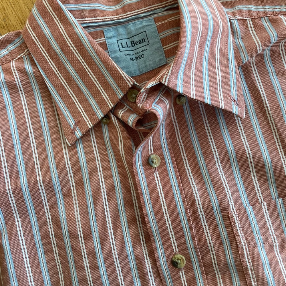 L.L. Bean Short Sleeve Button Down Shirt
